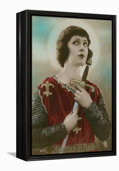 Joan of Arc-null-Framed Premier Image Canvas