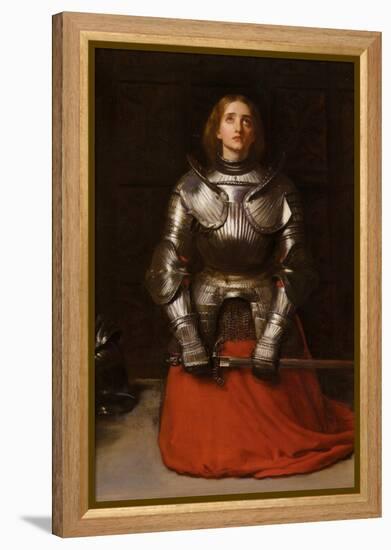 Joan of Arc-John Everett Millais-Framed Stretched Canvas