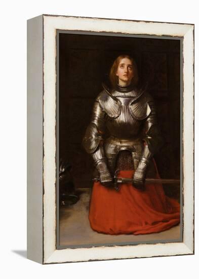 Joan of Arc-John Everett Millais-Framed Stretched Canvas