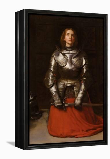 Joan of Arc-John Everett Millais-Framed Stretched Canvas