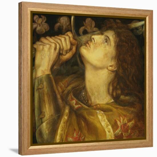 Joan of Arc-Dante Gabriel Rossetti-Framed Premier Image Canvas