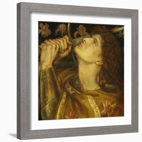 Joan of Arc-Dante Gabriel Rossetti-Framed Giclee Print