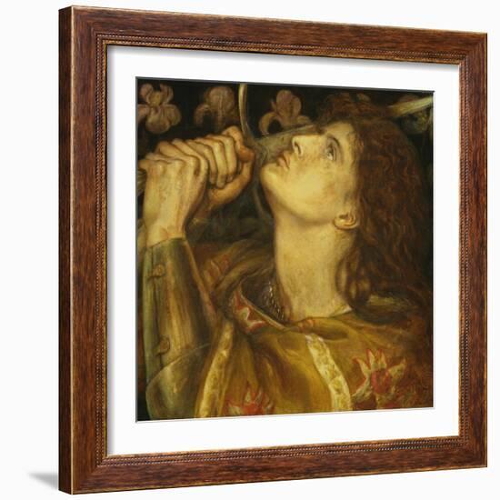 Joan of Arc-Dante Gabriel Rossetti-Framed Giclee Print