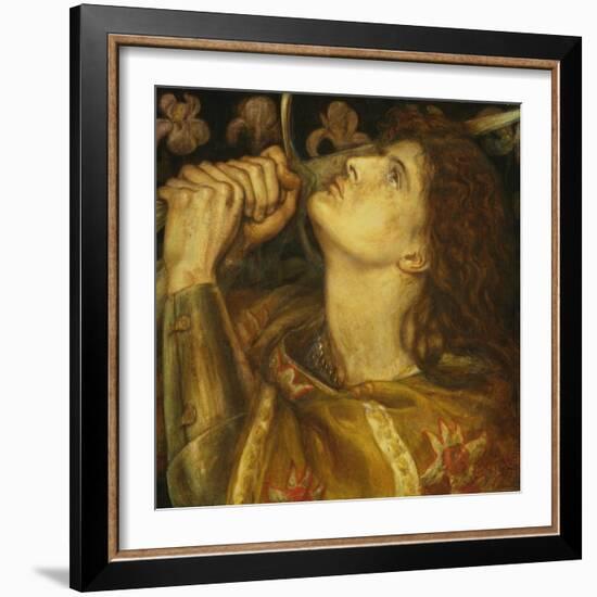 Joan of Arc-Dante Gabriel Rossetti-Framed Giclee Print