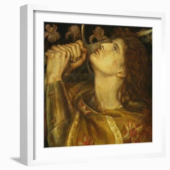 Joan of Arc-Dante Gabriel Rossetti-Framed Giclee Print