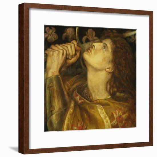 Joan of Arc-Dante Gabriel Rossetti-Framed Giclee Print