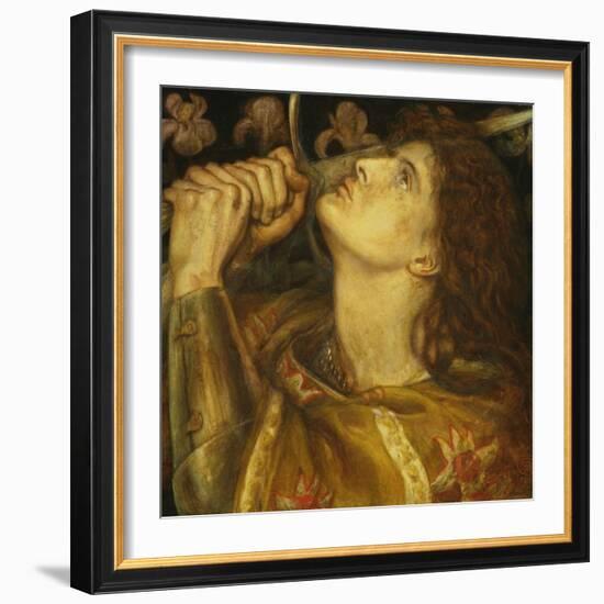 Joan of Arc-Dante Gabriel Rossetti-Framed Giclee Print