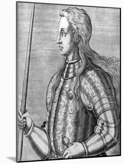 Joan of Arc-null-Mounted Art Print