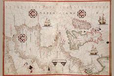 Portolan Atlas of the Mediterranean Sea, Western Europe, and the Northwest Coast of Africa-Joan Oliva-Art Print
