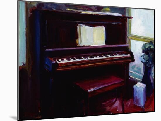 Joan's Piano-Pam Ingalls-Mounted Giclee Print