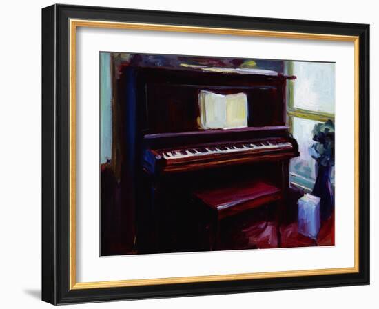 Joan's Piano-Pam Ingalls-Framed Giclee Print