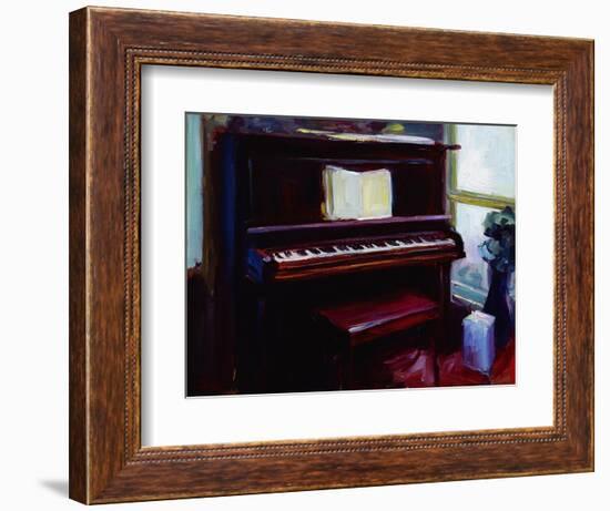 Joan's Piano-Pam Ingalls-Framed Giclee Print