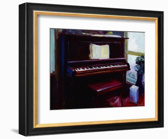 Joan's Piano-Pam Ingalls-Framed Giclee Print