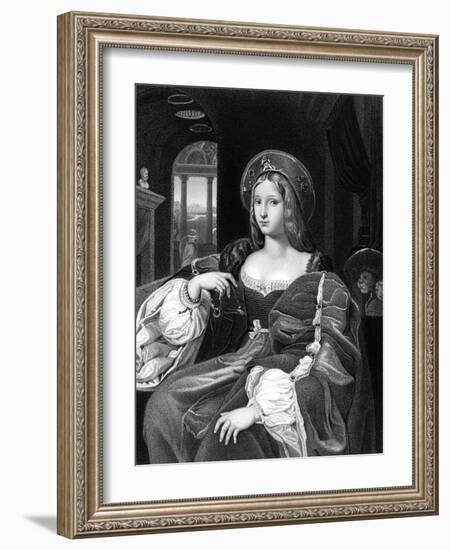 Joanna Colonna-Raffaello Sanzio-Framed Art Print