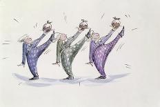 Three Kings Dancing a Jig-Joanna Logan-Giclee Print