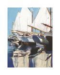 Harbor Reflections-Joanne Parent-Stretched Canvas