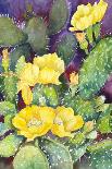 Cactus with Yellow Blooms-Joanne Porter-Giclee Print