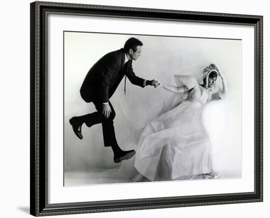 Joanne Woodward, Paul Newman. "A New Kind of Love" 1963, Directed by Melville Shavelson-null-Framed Photographic Print