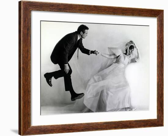 Joanne Woodward, Paul Newman. "A New Kind of Love" 1963, Directed by Melville Shavelson-null-Framed Photographic Print