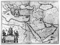 Map of the Ottoman Empire, from the "Atlas Novus"-Joannes Jansson-Framed Giclee Print
