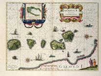 Map Showing the Molucca Islands Off Halmahera, 1640-Joannes Jansson-Framed Giclee Print