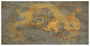 Golden Dragon-Joannoo-Art Print