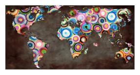 World in circles-Joannoo-Art Print