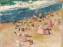 Beach at Biarritz, 1906-Joaquin Sorolla y Bastida-Framed Giclee Print