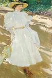 The Gardens at the Sorolla Family House, 1920-Joaquin Sorolla y Bastida-Framed Giclee Print