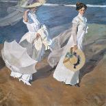 Strolling Along the Seashore-Joaquín Sorolla y Bastida-Giclee Print
