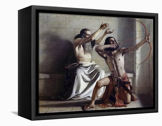 Joas Shoots the Arrow of Redemption-William Dyce-Framed Premier Image Canvas