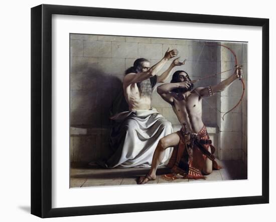 Joas Shoots the Arrow of Redemption-William Dyce-Framed Giclee Print