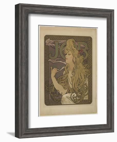 Job, 1896 (Colour Litho)-Alphonse Marie Mucha-Framed Giclee Print