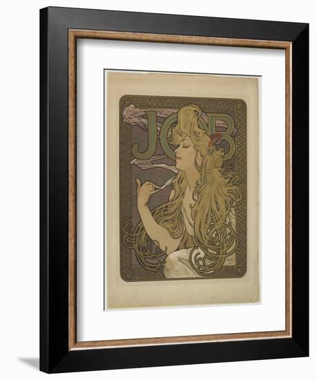 Job, 1896 (Colour Litho)-Alphonse Marie Mucha-Framed Giclee Print