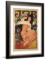 Job', 1898, Printed by F, Champenois-Alphonse Mucha-Framed Giclee Print