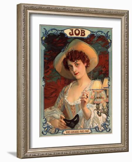 Job Cigarette Label-Paul Jean Louis Gervais-Framed Giclee Print