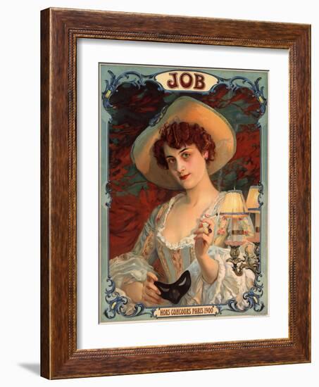 Job Cigarette Label-Paul Jean Louis Gervais-Framed Giclee Print