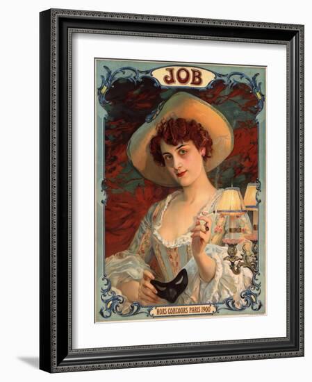 Job Cigarette Label-Paul Jean Louis Gervais-Framed Giclee Print