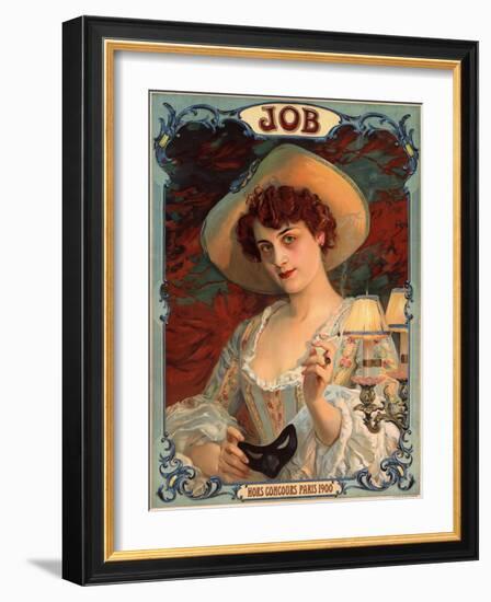 Job Cigarette Label-Paul Jean Louis Gervais-Framed Giclee Print