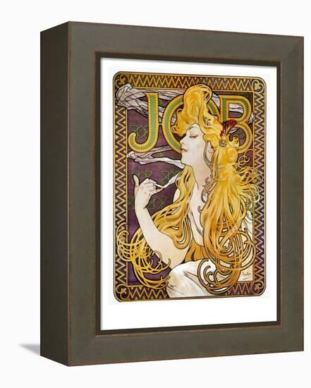 JOB Cigarettes, c. 1897-Alphonse Mucha-Framed Premier Image Canvas