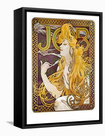 JOB Cigarettes, c. 1897-Alphonse Mucha-Framed Premier Image Canvas