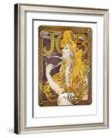 JOB Cigarettes, c. 1897-Alphonse Mucha-Framed Giclee Print
