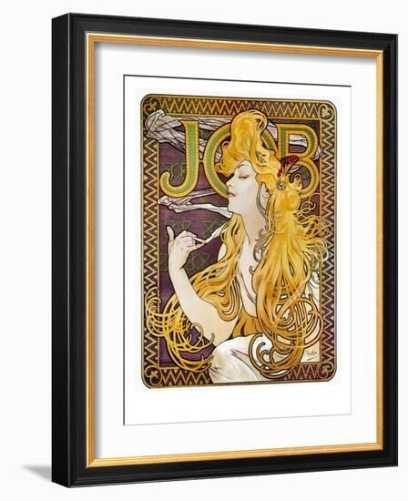 JOB Cigarettes, c. 1897-Alphonse Mucha-Framed Giclee Print