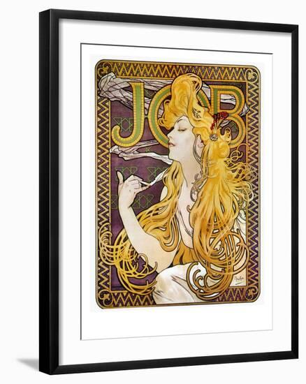 JOB Cigarettes, c. 1897-Alphonse Mucha-Framed Giclee Print