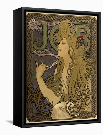 JOB Cigarettes, c. 1897-Alphonse Mucha-Framed Premier Image Canvas