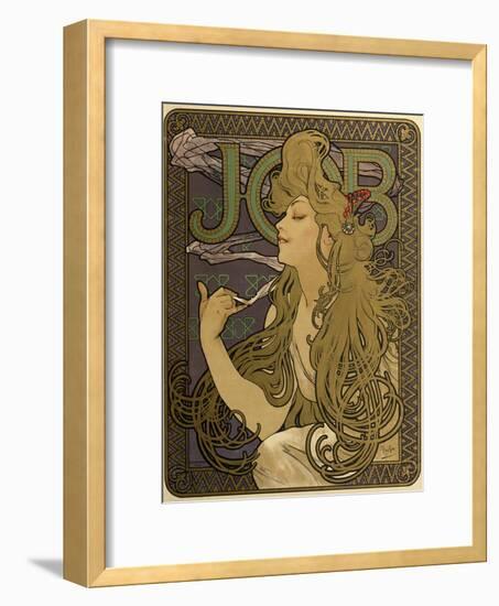 JOB Cigarettes, c. 1897-Alphonse Mucha-Framed Giclee Print