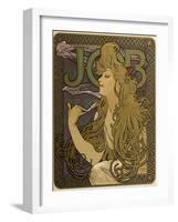 JOB Cigarettes, c. 1897-Alphonse Mucha-Framed Giclee Print
