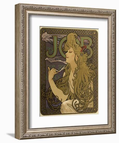 JOB Cigarettes, c. 1897-Alphonse Mucha-Framed Giclee Print