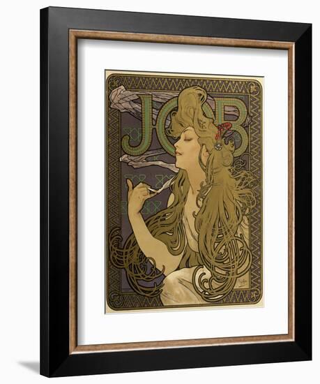 JOB Cigarettes, c. 1897-Alphonse Mucha-Framed Giclee Print