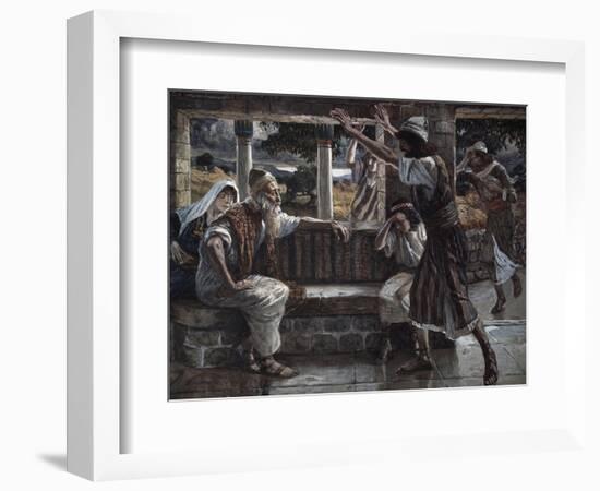 Job Hears Bad Tidings-James Jacques Joseph Tissot-Framed Giclee Print